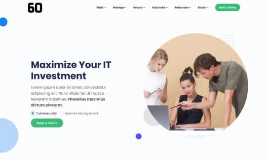 Responsive Financial Website Design