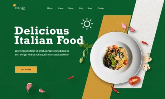 Authentic Italian Restaurant Website
