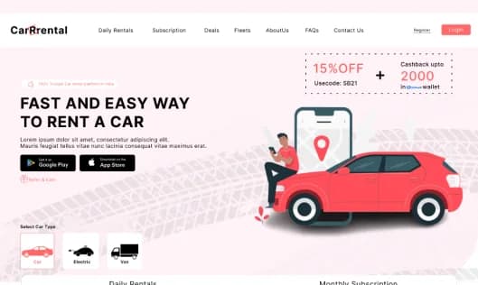 Efficient Car Rental Site