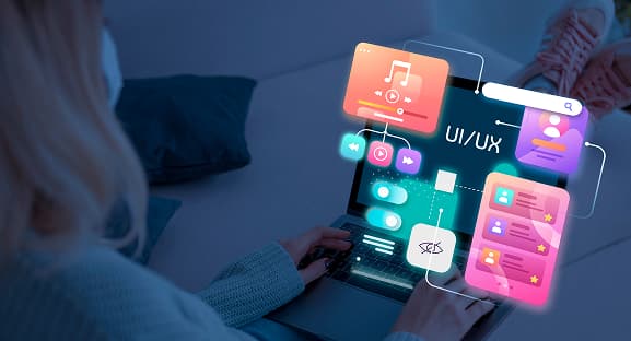 Mobile app feature illustration